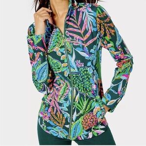 Lilly Pulitzer UPF 50+ Leona Jacket Sunshine Jungle size S